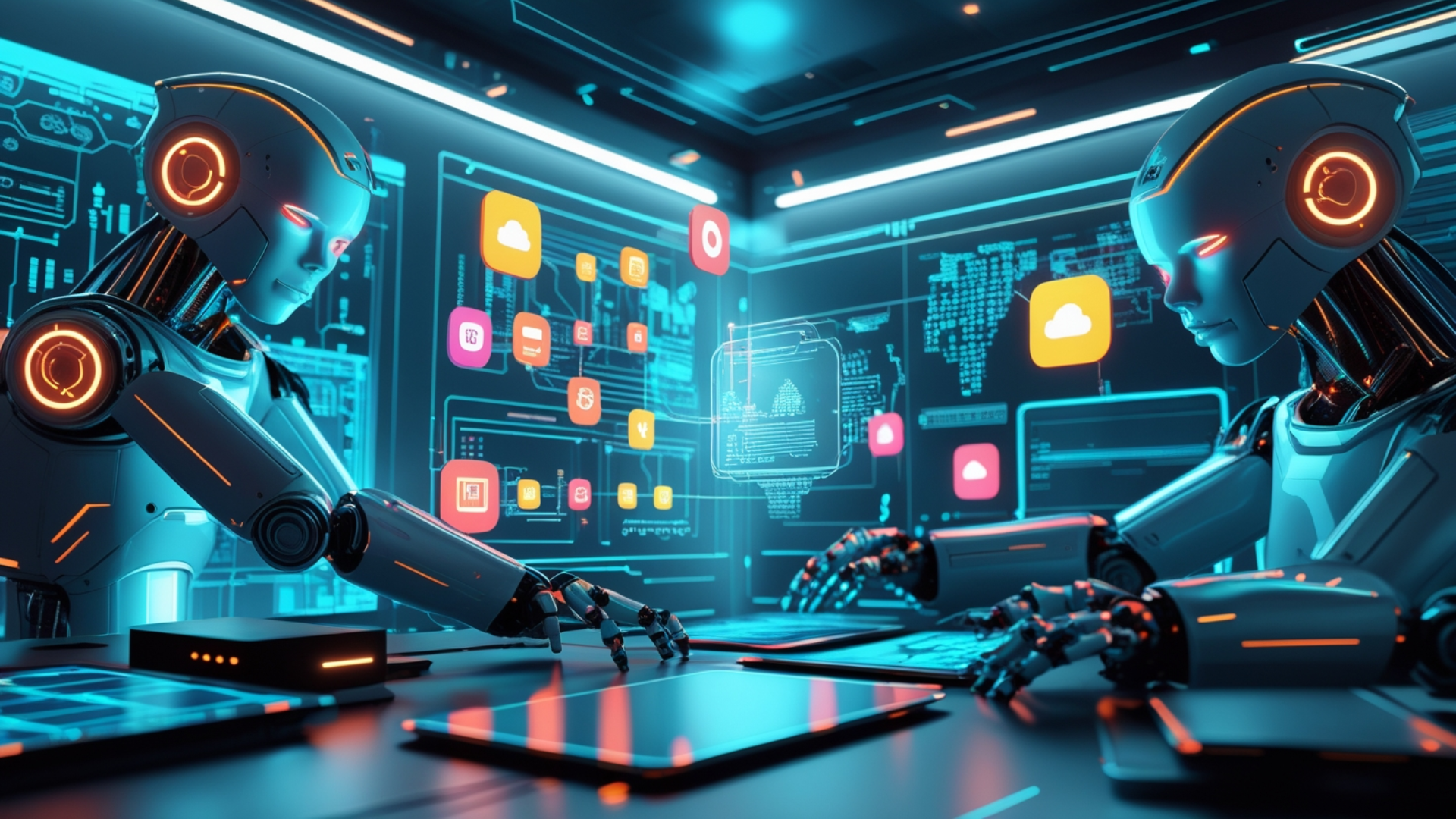 Cross-platform apps for robotics and automation